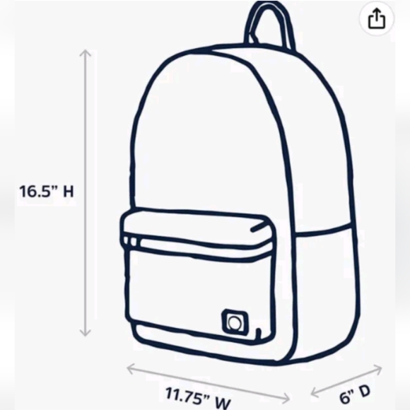 Parkland Black Vintage Backpack - Picture 4 of 10